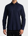Camisa manga larga para hombre azul