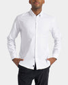 Camisa manga larga para hombre blanco