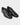Zapatos de vestir de cuero para hombre tully toe cap negro