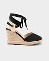 Plataformas para mujer eliana wedge negro